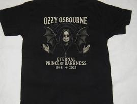 Retas Ozzy Osbourne atminimo RIP dovana gerbėjams Juodi visų dydžių marškinėliai M