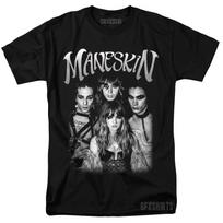 Maneskin Marškinėliai Koncertinio Turo Prekės Grafinis Dizainas T-shirt S gray