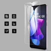 HD grūdintas stiklas, skirtas Tecno Spark Go 2023 skaidraus ekrano apsaugai, itin plonai, skirta TECNO Spark GO 2023 2.5D apsauginei priekinei plėvelei Tecno Spark Go 2023 gryna