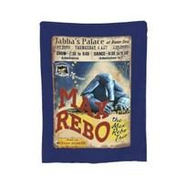 Vintage Style Fan Art Max Rebo Concert Poster Blanket Soft Warm Flannel Throw Blanket Plush for Bed Picnic Travel Home Couch 75x100cm 30x40in