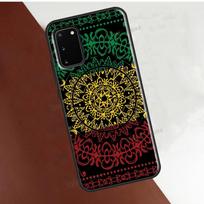Black Bandana Paisley Phone Case For Samsung Galaxy S21 Ultra S22 S20 FE S8 S9 S10 Plus Note 10 Note 20 Cover Galaxy S8