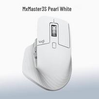 Logitech MX Master 3S Wireless Bluetooth Mouse perlų baltos spalvos