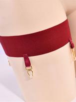 Sexy Women Leg Harness Sexy Elastic Garter Belt Black High Waist Bandage Pantie Lingerie Elastic Leotard Garters Accessories One Size