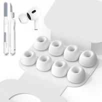 AirPods Pro 2 Earbud Covers & Cleaning Kit - Silicone Ear Caps for Apple Earphones Compatible with AirPods Pro 2/Pro