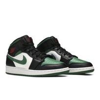 Air Jordan 1 Mid GS Black Pine Green 554725-067 EU 37.5 juoda/balta