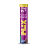 PLIX - THE PLANT FIX Glutathione Effervescent Tablets For Clear Glowing Skin, Sugar Free Grape Flavor, 15 Tablets Pack