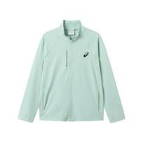 ASICS Kids' Unisex UPF50+ Sun Protection Stand-Collar Knit Jacket 140 žalia