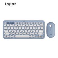 Logitech PEBBLE 2 COMBO Dual-Mode Wireless Keyboard and Silent Mouse Set