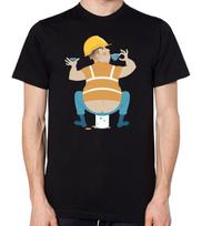 Builder's Bum T-Shirt Men Women Unisex Construction Trader Top 2XL