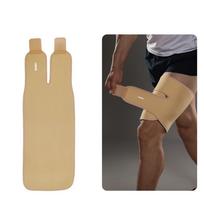 Durable Polyester Spandex Thigh Protection Sleeve Elastic Compression Muscle Brace Anti-Chafing Leg Support Men Women kūno spalva