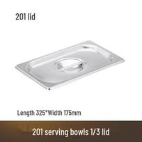 AVADEN Stainless Steel Rectangular Food Pan with Lid