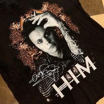 Vtg Ville Valo Him Band Short Sleeve Cotton Black Full Size Unisex Shirt CG956 XXXXL