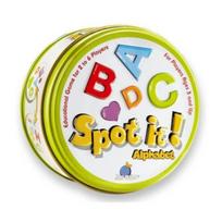 Šeimos įdomus kortų žaidimas Spalvingos Dobble kortelės Party žaidimas Vaikams Suaugusiems ABCD
