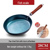 Hand-Forged Iron Frying Pan