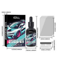 Cracked Glass Scratch Repair Kit Vehicle Windscreen Nano Fluid Filler Quick Fix Windscreen Scratch Restore Fluid For Glass 1 Set