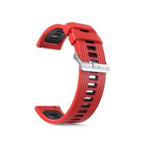 Silicone Band Fit for Huawei Watch for GT3 22/20mm Sports Wrist Strap Loop Bracelet Replacement Waterproof Belt Sweatpro raudona juoda spalva