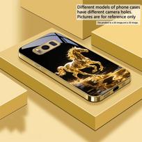 Golden scale Tianma For Samsung Galaxy S26 S20 FE S21 S22 S23Plus S24 Ultra 25Ultra S21+ S9 S22 S8 S23 Golden glass phone case Galaxy S26