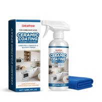 Ceramic Coating Spray Kit: Renovation and Cleaning Agent for Kitchen and Bathroom Floor Tiles, with Coating Protection 1set white