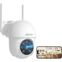 ANRAN 5MP Wifi Security Camera Outdoor,2.4/5GHz Dual-Band, Auto-Tracking,360° Pan-Tilt,Full Color Night Vision,24/7 Recording Wi-Fi 5MP