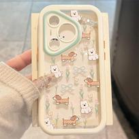 Applicable vivox300s mobile phone case premium sense simple Internet celebrity x300 fun Korean ins tulip West Highland vivo X300