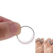 8pcs Invisible Ring Adjuster Silicone Size Reducer Guard for Loose Rings Comfortable for Engagement Wedding Everyday