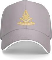 Laisvųjų mūrininkų praeities meistro papuošalas Masonic kvadratas ir skriestuvas Reguliuojama beisbolo kepuraitė Vasaros saulės dizaino atsitiktinė tėčio kepurė Golfo kepuraitė Adjustable black