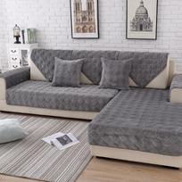 Žieminė pliušinė storinanti sofos pagalvė Visiškai atitinkanti vienspalvė neslystanti medžio masyvo sofos kėdės pagalvė 50*70 black