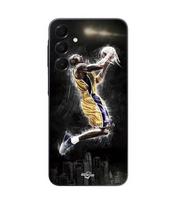 Telefono dėklas - Maniacase - Samsung Galaxy A16 - Silikoninis - Juodas - Krepšinis Kobe Bryant 24 juoda