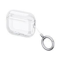 Ausinių apsauginis dėklas AirPods Pro 3 įkrovimo dėklui Nešiojamas Smūgiams atsparus Belaidžių ausinių Skaidrus TPU Dangtelis Apsauginis Korpusas Odos
