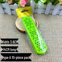 Anti-Mark Cold Perm Rods and Pins for Hairdressing green
