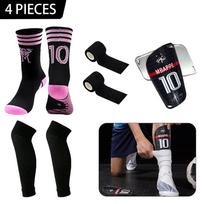 Cross-border Hot Selling Football Gear: Shock-Absorbing Socks, Leg Sleeves, Shin Guards & Bandages Adult juoda