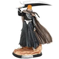 32CM Japanese Anime BLEACH Action Figures - Kurosaki Ichigo And Byakuya Collectible GK PVC Toy Model Doll for Game Fans balta