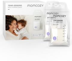 Maišeliai motinos pienui laikyti Momcozy MS005-NA00NB, 0 mėn., plastikas, skaidri sp.