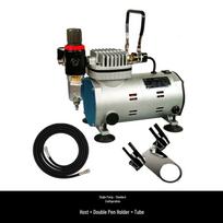 Silent Oil-Free Mini Airbrush Compressor Pump