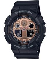 Casio Juodas Rožinio Aukso Juodas G-Shock ir GA-100MMC-1AJF Vyriškas Laikrodis,
