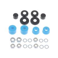 1Set Skateboard Bushing Gasket PU Longboard Shock Absorber Truck Rebuild-Kit For Dual Rocker Bracket Skateboard mėlyna