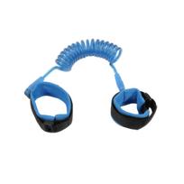 Child Safety Harness Wrist Link Adjustable Anti-Lost Strap with Coiled Tether for Toddlers and Kids Walking Control One Size mėlyna