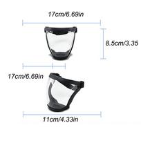 Transparent Facial Protector Super Protective Face Shield For Work Weeds Whacking Anti-Fog Full Face Mask For Kitchen Oil Proof