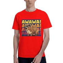 Rock Hyrax Lover Awawa Groundhog Dassi 100 Cotton TShirt Mens Classic T Shirts Men Crew Neck Short Sleeve S6XL S