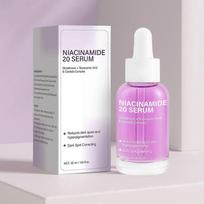 Niacinamide 20 Serum - Brightening Face Serum with Glutathione - Reduces Pigmentation, Uneven Skin Tone, Pore Care for Sensitive Skin 1pcs