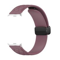 Silicone Strap For Redmi Watch 6 5 4 Sports Watchband Smartwatch Accessories For Xiaomi Mi Band 10 Pro/9 Pro/8 Pro Bracelet Correa Belt tamsiai violetine spalva
