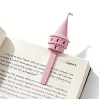 3D Printing Magic Castle Spire Bookmark Desktop Ornaments Portable Creative Bookmark Book Accessories Novel Reading Accessories rožinė