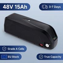 DE Sandėlis 48V 15Ah Ličio jonų elektrinio dviračio baterija storapadžiui kalnų dviračiui su 3000mAh elementais, 30A BMS ir 2A XT60 jungtimi 48 V 15ah