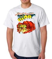 THE BLOB CLASSIC T-shirt KENNER MEGO SHIRT MOVIE TEE MCQUEEN 1958 L