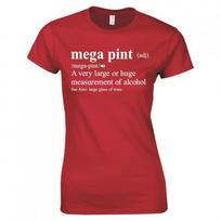 Inspired By Johnny Depp Mega Pint Definition Ladies Skinny Fit Tshirt S
