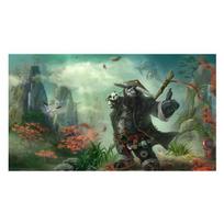 Žaidimo plakatas Panda iš Warcraft Drobės Tapyba Sienų Menas Paveikslėliai Plakatai ir spaudiniai Namų Koridorius Art Decor Cuadros (su rėmeliu) 15*20cm(with frame) beige