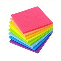 8set 400 sheets Self-adhesive sticky notes with fluorescent markers in 8 vibrant colors 8 set 400 sheets įvairiaspalvis