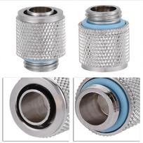 PC Water Cooling Two touch Fitting G1 4 Thread Barb Connector for Tube 9.5*12.7MM Flat Head