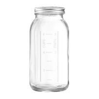 2000 ml plati burna Mason stiklainis, didelis maisto laikymo stiklainis su dangteliu, indaplovėje plaunamas laikymo indas konservavimui, marinuojant, sultims, uogienei, 2000ml