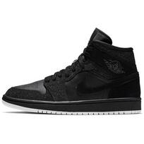 (WMNS) Air Jordan 1 Mid 'Black Glitter' Women's BQ6472-001 EU 36.5